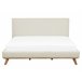 Beliani Cama con somier Chenilla TALENCE 177x218 Beige