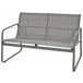 Beliani Conjunto longue Acero BARREA Gris