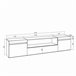 Mueble TV 200 Blanco