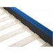 Beliani Cama con somier Terciopelo AVALLON 192x233 Azul Marino