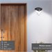 Aktive Pack 6 Apliques LED solares con sensor de movimiento Negro