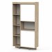 Estantería Lead 2 Puertas 7 Estantes y 1 Hueco Estantería Lead 2 Puertas 7 Estantes y 1 Hueco Blanco/ Madera