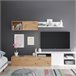 Mueble de salón Julia Blanco Artik (Blanco Mate) - Roble Nodi Roble Gris