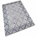 Alfombra De 160 X 230Cm 230x160 Gris Azul