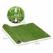 Césped Artificial PP y PE Outsunny Verde