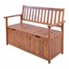 Banco Avenzzano con compartimento madera de acacia Natural