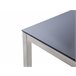 Beliani Mesa de jardín GROSSETO 90x180 Negro