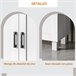 Aparador de Cocina Melamina de Madera HOMCOM 90 Blanco