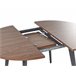 Beliani Mesa de comedor extensible BOVINA Beliani Mesa de comedor extensible BOVINA Madera Oscura