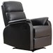 Sillón Reclinable Acero, MDF, PU y Espuma HOMCOM Marron