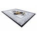 Alfombra lavable MIRO 51130.807 círculos marco 120x170 Gris