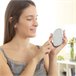 Depiladora Exfoliante por Fricción con Nanocristales Blanco