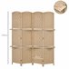 Biombo Fibra de Papel HOMCOM, hogar - decoración Marron