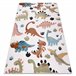 Alfombra FUN Dino para niños dinosaurios 240x330 Crema