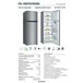 Frigorifico Dos Puertas Infiniton FG-330TD70XEK, 334L Inox