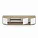 Mueble tv 180cm 3 puertas roble y blanco CLAP Roble