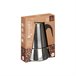 Cafetera Italiana Plateado