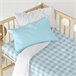 Vichy blue Bajera cuna Azul