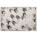 Beliani Alfombra de pelo corto ARSUZ 140x200 Gris Oscuro