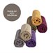 Pack 3 Paños cocina Rizo Algodón 100% Marron