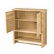 Mueble de pared para baño Tyresö bambú Natural