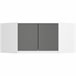 Altillo para armario AKORD S100 100 Blanco/ Gris