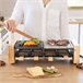 Raclette de madera Cheese&Grill 8400 Wood MixGrill Cecotec Negro