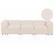 Beliani Sofá modular Bouclé FALSTERBO Beliani Sofá modular Bouclé FALSTERBO Beige