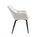 Silla Zandel Black Terciopelo Beige
