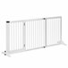 Barrera para Mascotas Madera de Pino PawHut Blanco