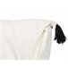 Beliani Cojín decorativo MAYS Blanco/ Beige
