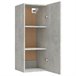 Armario de pared Cuby tirador con estantes 34 Armario de pared Cuby tirador con estantes 34 Gris