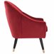 Sillón Decorativo RETRO color rojo Rojo