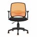 Silla de oficina MINI color negro y naranja Naranja