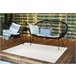 Alfombra MIMO 5979 sisal exterior marco 60x100 Blanco/ Gris