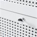 Mueble para ropa sucia Karlsøy con cesto extraíble MDF Blanco