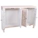 Aparador de madera de 4 puertas Blanco