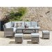 Beliani Conjunto longue LACONA Gris Oscuro