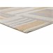 Alfombra de diseño geométrico CRAFT - ATTICGO 80x150 Beige