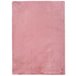 Alfombra lisa lavable de pelo alto FOX - ATTICGO 80x150 Rosa