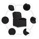Sillón Reclinable Eléctrico Negro