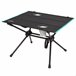 Aktive Mesa camping plegable con portavasos Negro