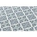 Alfombra de cuerda sisal COLOR Flores 80x150 Gris