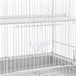 Jaula para Pájaros Metal, PP PawHut Blanco