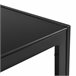 [casa.pro] set de muebles de jardín 2 x sillas sofá mesa Negro