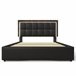 Camas de matrimonio 167x207 Camas de matrimonio 167x207 Negro