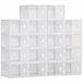 Armario Modular PP HOMCOM, hogar - muebles de recibidor 28 Blanco Veta