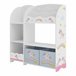 Estantería Infantil Lysekil aglomerado - Motivo de unicornio Estantería Infantil Lysekil aglomerado - Motivo de unicornio Multicolor