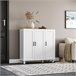 Aparador de Cocina Melamina de Madera HOMCOM 90 Blanco