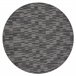 Alfombra LIBRA círculo  grafito 165 Rayas 100x100 Gris